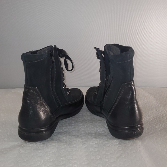 Clarks Kearns Sirena Black Boots - Picture 6 of 9